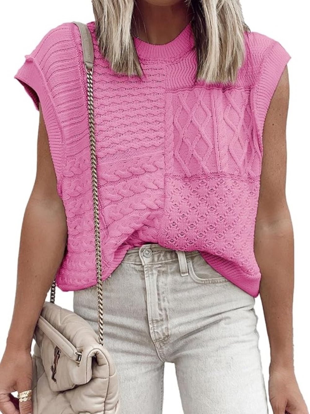 Short Sleeve Sweater Vest